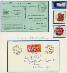 SMALL SHETLAND ISLANDS A-Z - YELL ISLE - B-E VILLAGES: 1905-70s group ...