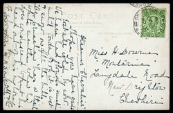 S.S. CHEVALIER - THE VERY RARE SMALLER 2-RING CDS CANCEL (CODE "B") ...