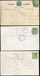 PADDLE STEAMER "LA MARGUERITE": 1909-14 TRIO of PPC's inc. 1909 PPC ...