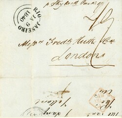 BRAZIL PACKET LETTER TO LONDON DIVERTED VIA DUBLIN DUE TO GROUNDING ...