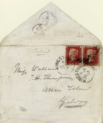 IRISH OFFSHORE ISLANDS - ARAN (GALWAY) - RARE 1st-TYPE "ARRAN ISLAND" ...