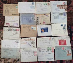 CARTON WITH MAINLY 1930s/40s SPAIN/FRANCE COMMERCIAL COVERS TO GB - ...