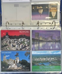 WORLD MIXTURE OF COVERS &amp; POST CARDS: A carton containing an ...