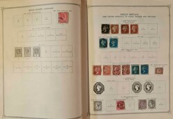 CHIEFLY USED WORLDWIDE COLLECTION in a well-worn 'Ideal' album for GB ...