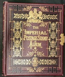 THE IMPERIAL POSTAGE STAMP ALBUM vols. 1 &amp; 2 (5th ed.) sparsely ...