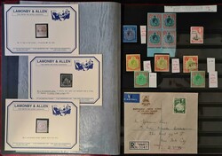 SMALL ISLANDS COLLECTION in a carton housed in four stock books with ...