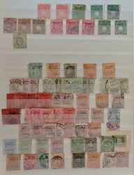 QV-KGV MINT & USED COLLECTION: A stockbook containing a duplicated ...