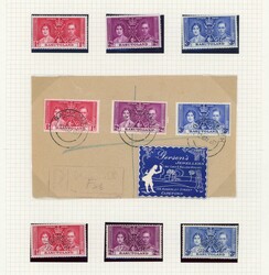 1933-54 VIRTUALLY COMPLETE MINT COLLECTION on album pages inc. 1933 ...