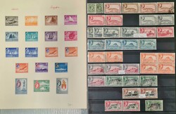 GB & COMMONWEALTH MINT & USED ASSORTMENT in 3 cartons containing nine ...