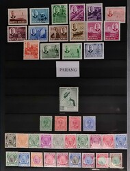 1937-52 KGVI MINT & USED COLLECTION OF MALAYA & STATES & BRITISH POST ...