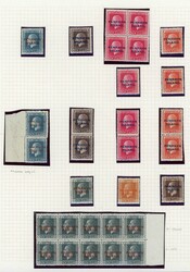 PENRHYN ISLAND 1902-29 MINT COLLECTION on leaves inc. 1902 SG 1, 4/5 ...