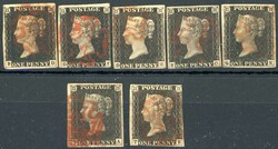 UNPLATED GROUP comprising BD (good even margins), DI (good to shaved ...