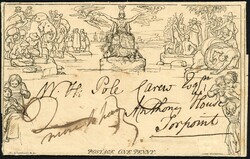 1d ENV. - STEREO A37 used from Plymouth to Torpoint dated 15 Mar. ...