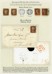 DUBLIN - SMALL SELECTION: 14 Jan. 1843 env. from Dublin to Bathangan ...