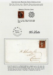 NORWICH: 11 May 1843 EL from Norwich to Cromer with "Too Late" hs on ...