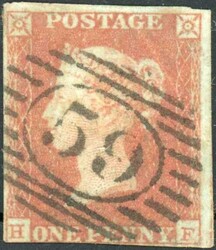 SCARCE LONDON "59" OF THE UNPAID LETTER DIVISION: 5 Feb. 1853 env. ...