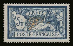 French post issues: 15 values complete set "Crete issue", m. VF ...