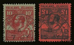 Falkland islands: SG.116/126, u. VF