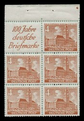 Germany-Berlin: Sheet from booklet HB-3, u/m. VF
