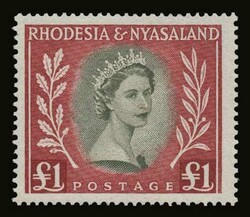 Rhodesia & Nyasaland: SG. 1/15+3a, m. VF