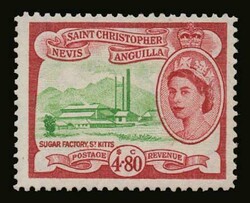 Saint Christopher Nevis Anguilla: SG. 106a/118+112b+117b, u/m. VF