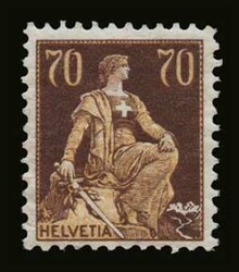 Switzerland: 70c. mint. VF (Mi. 108)