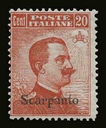 Italian occupation: 2 values complete set "Consecutive" overprinted ...
