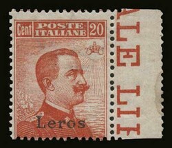 Italian occupation: 2 values complete set "Consecutive", "Leros" ...