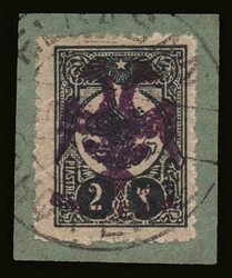 Albania: Mi. 8, u. on fragment. Signed Scheller. VF