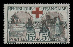 France: 15c.+5c., u/m. VF (Yv. 156)