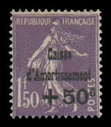France: Yv. 266, 267a and 268 complete set (cat.price 435E)