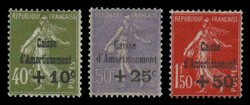 France: Yv. 275/277. VF (cat.price 515E)