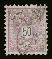 Austria: Mi. 49A, perf.9½ u. VF