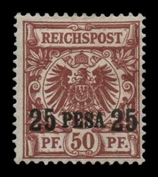 Germany-East Africa: Mi. 1/5, m. VF