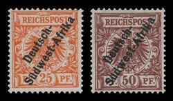 Germany-Southwest Africa: Mi. I and II. m. VF