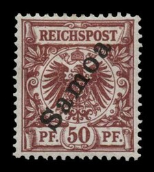 Germany-Samoa: Mi. 1/6, m. VF