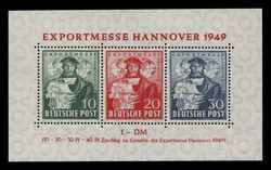 Germany (American and British zone): Mi. Block 1, u/m. VF (cat.price ...