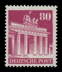 Germany-American and British zones: 80 pf. with perf. 14, u/m. VF (Mi ...