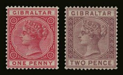 Gibraltar: SG. 9/10, m. VF