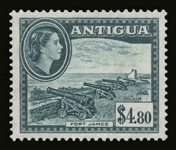 Antigua: SG.120a/134+123a+126a, u/m. Only No.133 hinged. F-VF