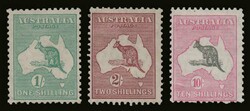 Australia: SG. 109, 110, 112, m. VF