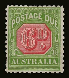 Australia: 1936 SG. D110 postage, u/m. One short perf