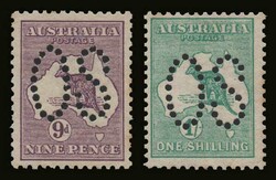 Australia: SG. 01/03, 05/010, large "OS" officials, m. VF