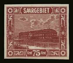 Germany-Saargebiet: 4 values of "Landschaftsbilder III" in ...