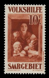 Germany-Saargebiet: 7 values complete set, u/m. VF (Mi. 144/150 - cat ...