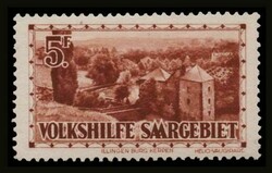 Germany-Saargebiet: Mi. 166/167 (the 3 Fr. never hinged). VF