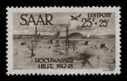 Germany- Saarland: Mi. 259 (cat.price 30E)