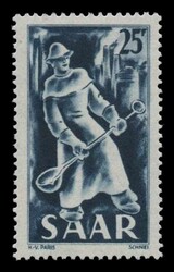Germany (Saarland): Mi. 272/288, u/m. VF (cat.price 130E)
