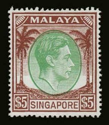 Singapore: SG. 16/30, m. VF