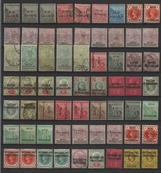 Bechuanaland Protectorate: Small collection of 63 classic period ...